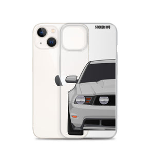 Silver 11-12 Mustang 5.0 - iPhone Case