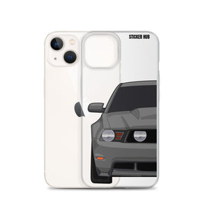 Gray 11-12 Mustang 5.0 - iPhone Case