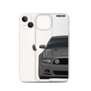 Gray 13-14 Mustang 5.0 - iPhone Case