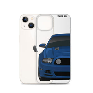 Kona Blue 13-14 Mustang 5.0 - iPhone Case