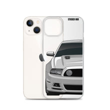 Load image into Gallery viewer, Silver 13-14 Mustang 5.0 - iPhone Case