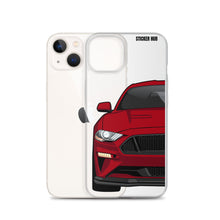 Load image into Gallery viewer, Ruby Red 18-21 Mustang 5.0 - iPhone Case