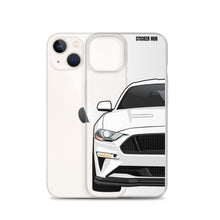 Load image into Gallery viewer, White 18-21 Mustang 5.0 - iPhone Case