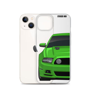 Green 13-14 Mustang 5.0 - iPhone Case