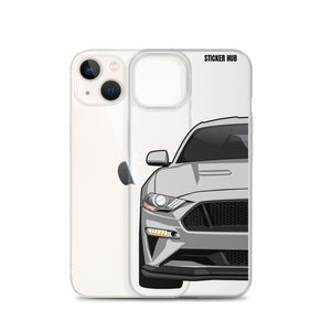 Silver 18-21 Mustang 5.0 - iPhone Case