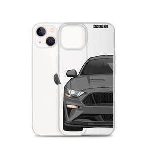 Gray 18-21 Mustang 5.0 - iPhone Case