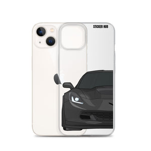 Black C7 Corvette Z06 - iPhone Case