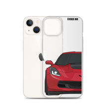 Load image into Gallery viewer, Torch Red C7 Corvette Z06 - iPhone Case