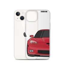 Load image into Gallery viewer, Victory Red C6 Corvette Z06 - iPhone Case