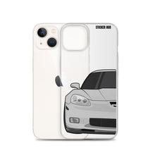 Load image into Gallery viewer, Silver C6 Corvette Z06 - iPhone Case