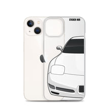 Load image into Gallery viewer, White C5 Corvette Z06 - iPhone Case