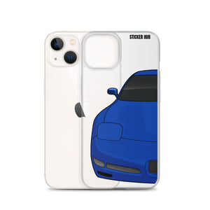 Electron Blue C5 Corvette Z06iPhone Case