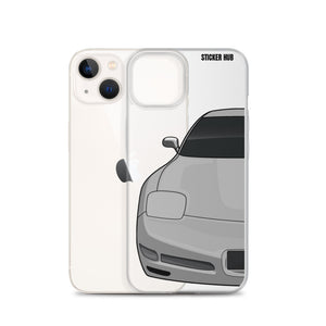 Silver C5 Corvette Z06 - iPhone Case