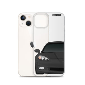 Black C6 Corvette - iPhone Case