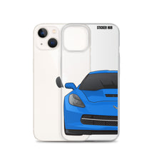 Load image into Gallery viewer, Laguna Blue C7 Corvette Stingray - iPhone Case