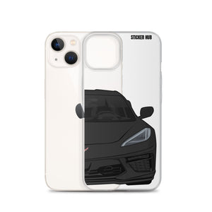 Black C8 Corvette - iPhone Case