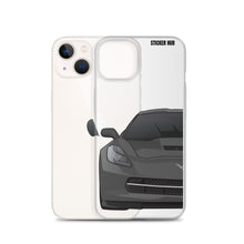 Load image into Gallery viewer, Gray C7 Corvette Stingray - iPhone Case