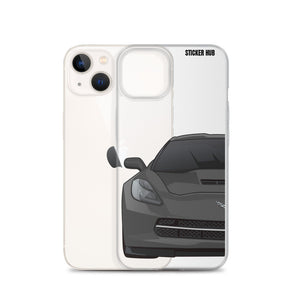 Gray C7 Corvette Stingray - iPhone Case