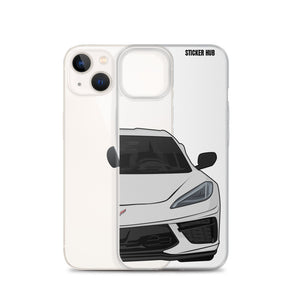 Ceramic Matrix Gray C8 Corvette - iPhone Case