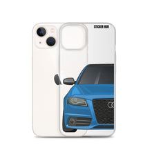 Load image into Gallery viewer, Sprint Blue B8 Audi S4 - iPhone Case