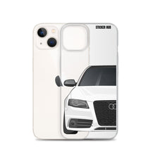 Load image into Gallery viewer, White B8 Audi S4 - iPhone Case