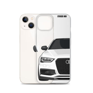 White B8.5 Audi S4 - iPhone Case