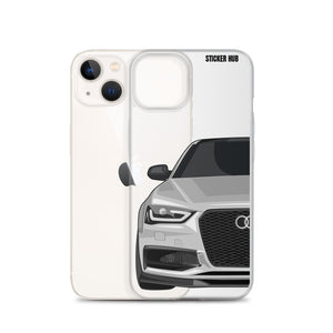 Silver B8.5 Audi S4 - iPhone Case