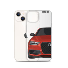 Load image into Gallery viewer, Volcano Red B8.5 Audi S4 - iPhone Case