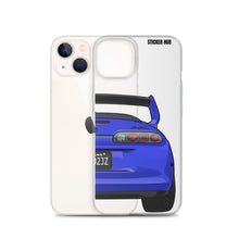 Load image into Gallery viewer, Blue Toyota Supra - iPhone Case