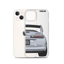 Load image into Gallery viewer, Silver Toyota Supra - iPhone Case