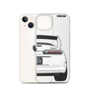 White Toyota Supra - iPhone Case