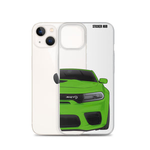 Green Charger Hellcat (Widebody) - iPhone Case