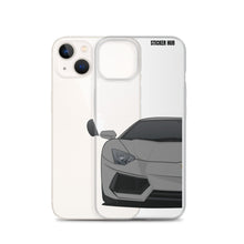 Load image into Gallery viewer, Gray Lamborghini Aventadoor - iPhone Case