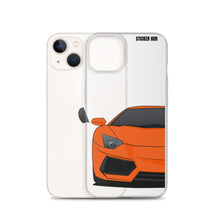 Load image into Gallery viewer, Orange Lamborghini Aventadoor - iPhone Case