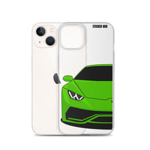 Load image into Gallery viewer, Green Lamborghini Huracan - iPhone Case