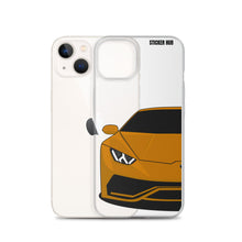 Load image into Gallery viewer, Orange Lamborghini Huracan - iPhone Case