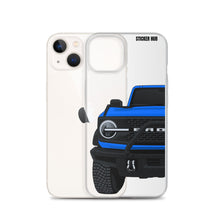 Load image into Gallery viewer, Blue Ford Bronco &quot;First Edition&quot; - iPhone Case