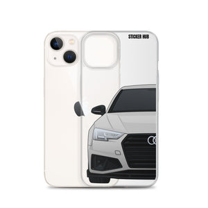 Silver B9 Audi S4 "Facelift" - iPhone Case