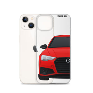 Red B9 Audi S4 "Facelift" - iPhone Case