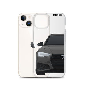 Gray B9 Audi S4 "Facelift" - iPhone Case