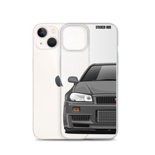 Load image into Gallery viewer, Gray R34 Nissan GTR - iPhone Case