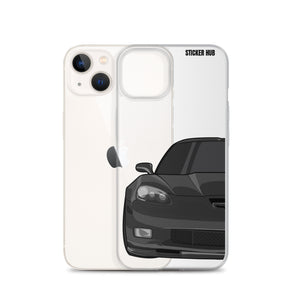 Black C6 Corvette Z06 - iPhone Case