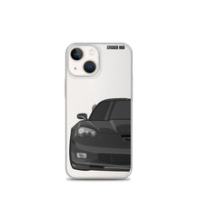 Load image into Gallery viewer, Black C6 Corvette Z06 - iPhone Case