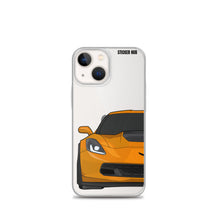 Load image into Gallery viewer, Sebring Orange C7 Corvette Z06 - iPhone Case