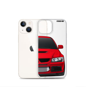 Red Mitsubishi Evo - iPhone Case