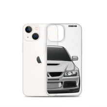 Load image into Gallery viewer, Silver Mitsubishi Evo - iPhone Case