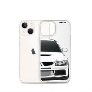 White Mitsubishi Evo - iPhone Case