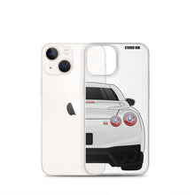 Load image into Gallery viewer, White R35 Nissan GTR - iPhone Case