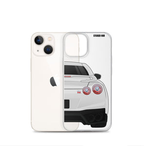 White R35 Nissan GTR - iPhone Case