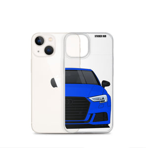 Ara Blue B9 Audi S3 - iPhone Case